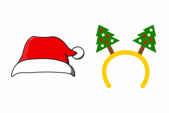 A Designer's Take: Christmas Headband Happy Party Vectors