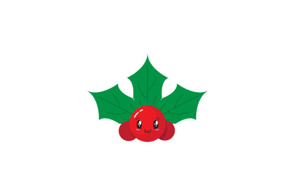 A Designer's Take on the Christmas Cute Mistletoe Vector