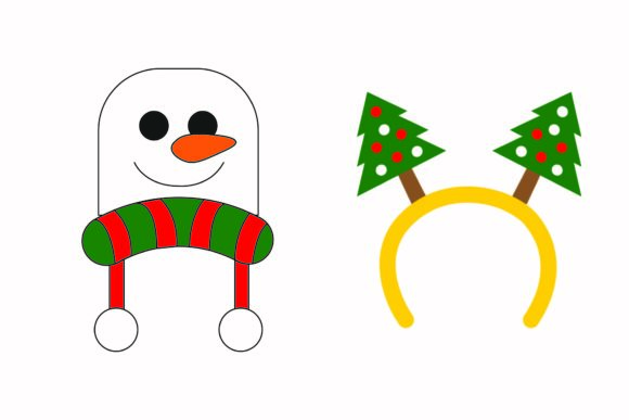 A Festive Graphic for Crafting Christmas Illustrations