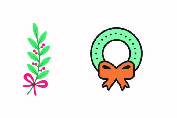 A Festive Graphics Asset for Holiday Editorial Design