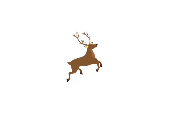A Reindeer Illustration for Festive Graphics and Illustrations