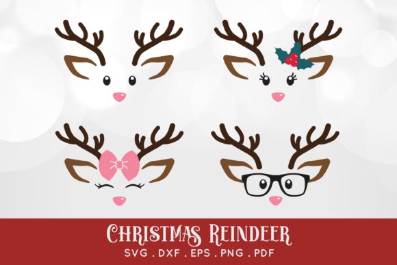 Boy and Girl Christmas Reindeer: A Festive Graphics Bundle