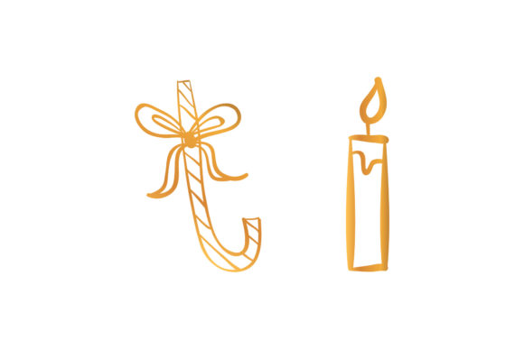 Christmas Candle and Candy Vector Set: A Versatile Graphics Solution