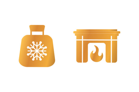 Christmas Chimney Set Vector: A Versatile Graphics and Illustrations Asset