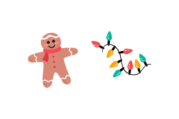 Christmas Cookies and Candy Asset Set for Graphics