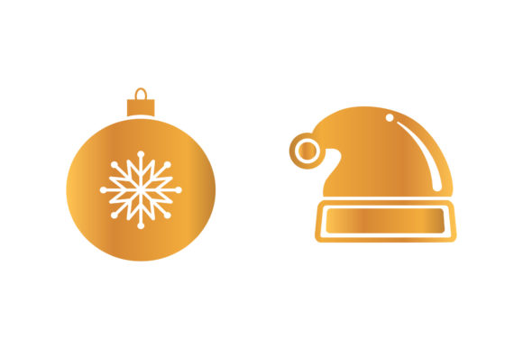 Christmas Hat and Ornaments Set: A Versatile Graphics Asset