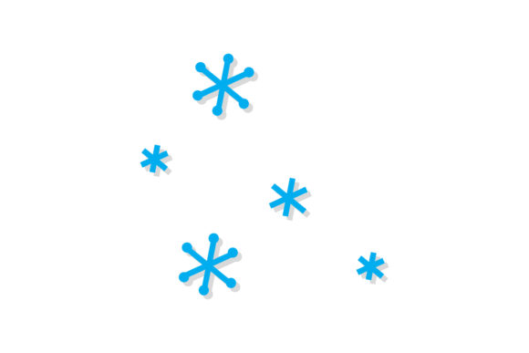 Christmas Illustration Snow Fall: A Versatile Graphics Asset