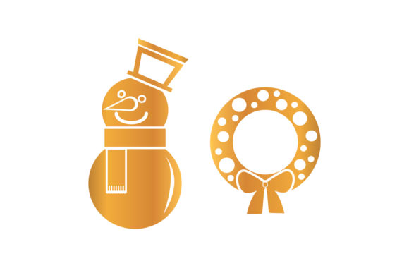 Christmas Snowman Decoration Set: A Versatile Graphics Tool