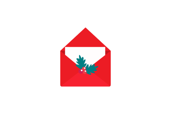 Christmas Vector Envelope Asset: A Must-Have for Graphics and Illustrations