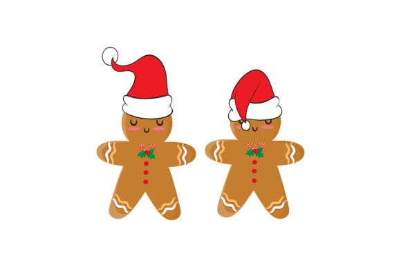 Enhancing Holiday Content with Cookies Dessert Christmas Character Graphics