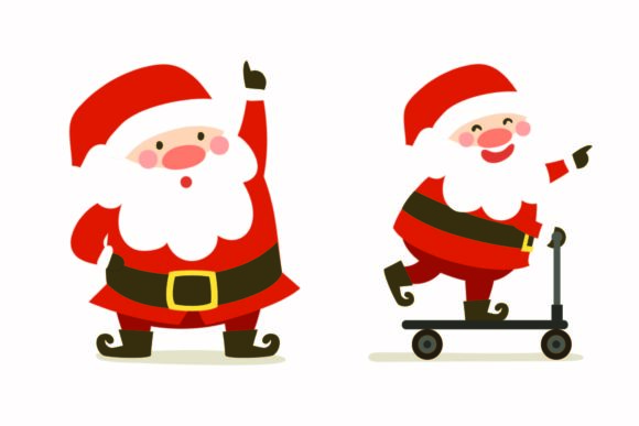 Santa Graphics: A Designer's Take on Seasonal Illustrations