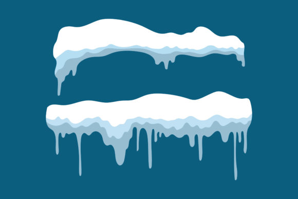 Snow Christmas Vector Asset: A Festive Illustration for Graphics
