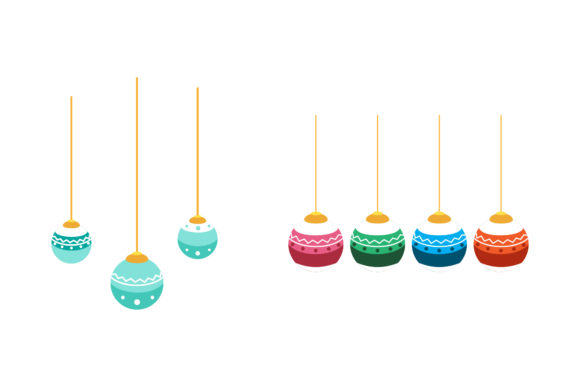 Tree Ornaments Set: A Versatile Christmas Vector Graphics